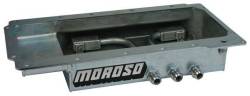 Moroso Performance - MOR21155 - Moroso Dry Sump Oil Pan, GM LS Engines, Fully Fabricated Steel
