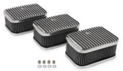 Holley - Holley 3X2 AIR CLEANERS & FILTERS, SET OF 3 120-105