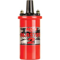 MSD - MSD Ignition Coil - Blaster 2 - Red 8202