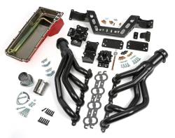 Trans-Dapt Performance  - LS Engine Swap in a Box Kit for LS into 67-69 F-Body or 68-74 X-Body with Manual Trans and Uncoated Headers Trans Dapt 42014