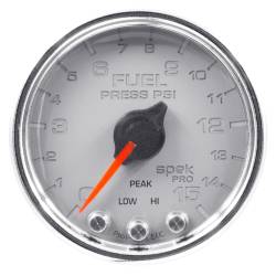 AutoMeter - AutoMeter Spek-Pro Electric Fuel Pressure Gauge P31521