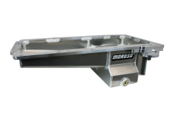Moroso Performance - MOR21159 - Oil Pan, GM LS, Swap, Road Race, Spin-On Oil Filter Adapter, Aluminum, Wet Sump, 7 Qt.