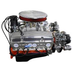 BluePrint Engines - BP38318CTCKV BluePrint Engines Low Profile 383 CI 436HP SBC Stroker Crate Engine Carbureted Drop In Ready with Front Drive