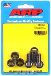 ARP - ARP2307301 -ARP Heavy Duty Torque Converter Bolt Kit- Gm Th 350 With 11" Converter - 3/8"-24 X .750 Nut And Bolt - Black Oxide, 12 Point