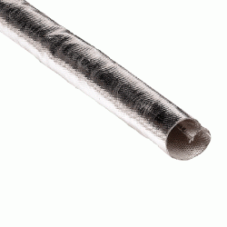 Heatshield Products - Reflective Heat Shield Reflect-A-Sleeve Reflective Hose and Wire Covering 1.25 in X 3 ft Solid Sewn Seam Heatshield Products 270114