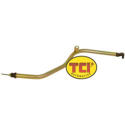 TCI Automotive - Transmission Dipstick GM 4L80E/4L85E Locking Gold Dichromate TCI 743805