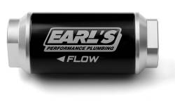 Earl's Performance - Earls Plumbing Billet Aluminum In-Line Fuel Filter 230626ERL