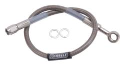 Russell - Russell Universal Street Legal Brake Line Assemblies 10mm Banjo To Straight -3 657052