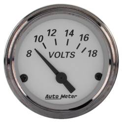 AutoMeter - AutoMeter American Platinum Electric Voltmeter Gauge 1992