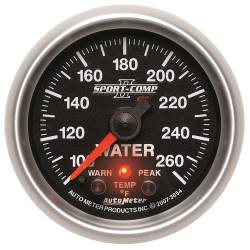 AutoMeter - AutoMeter Sport-Comp II Electric Water Temperature Gauge 3654