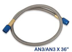 NOS/Nitrous Oxide System - NOS Stainless Steel Braided Hose 15070NOS