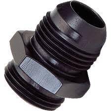 Fragola - FRA460614-BL - AN to Metric Adapter, 6AN Male to 14mm x 1.5 Male, Black