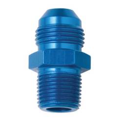 Fragola - FRA481601 -  Fragola AN Male To Male NPT Adapter, Straight, Blue, 3AN To 1/16" NPT