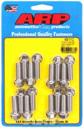 ARP - ARP4001112 - ARP Header Bolt Kit- Chevy Big Block - 3/8"X 1.000"- Stainless Steel- 6 Point Nuts-Qty.-16