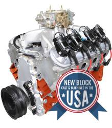 BluePrint Engines - PSLS4270CTC BluePrint Engines 427CI 625HP ProSeries Stroker Crate Engine, GM LS Style, Dressed Long block with Carburetor, Aluminum Heads, Roller Cam