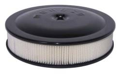 Moroso Performance - MOR65904 - Moroso Racing Air Cleaner, 14" Diameter with 3" Filter, Powder Coated-Black, PCV Adapter Included