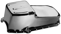 Proform - Proform Oil Pan; Street Type Unit; Chrome Plated Steel; Fits Small Block Chevy 1965-1979 66162