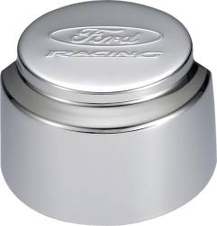 Proform - Proform Parts 302-235 - Ford Racing Air Breather Cap - Chrome, Exposed Filter with Hood