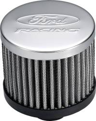 Proform - Proform Parts 302-236 - Ford Racing Air Breather Cap - Chrome with Exposed Filter, No Hood