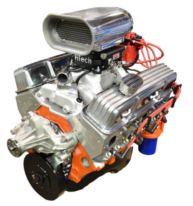 BP4001CT1CFX Pace Fuel Injected SBC 400/460HP Turn Key Classic Trim EFI Crate Engine.