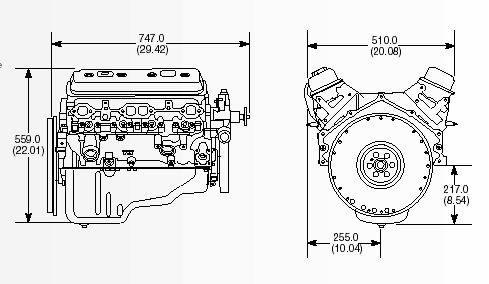 Gm Crate Engine Dimensions