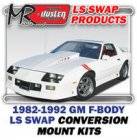 LS Engine Swap Kits - 1983-92 GM F Body 3rd Gen LS Engine and Trans Conversion Mount Kits