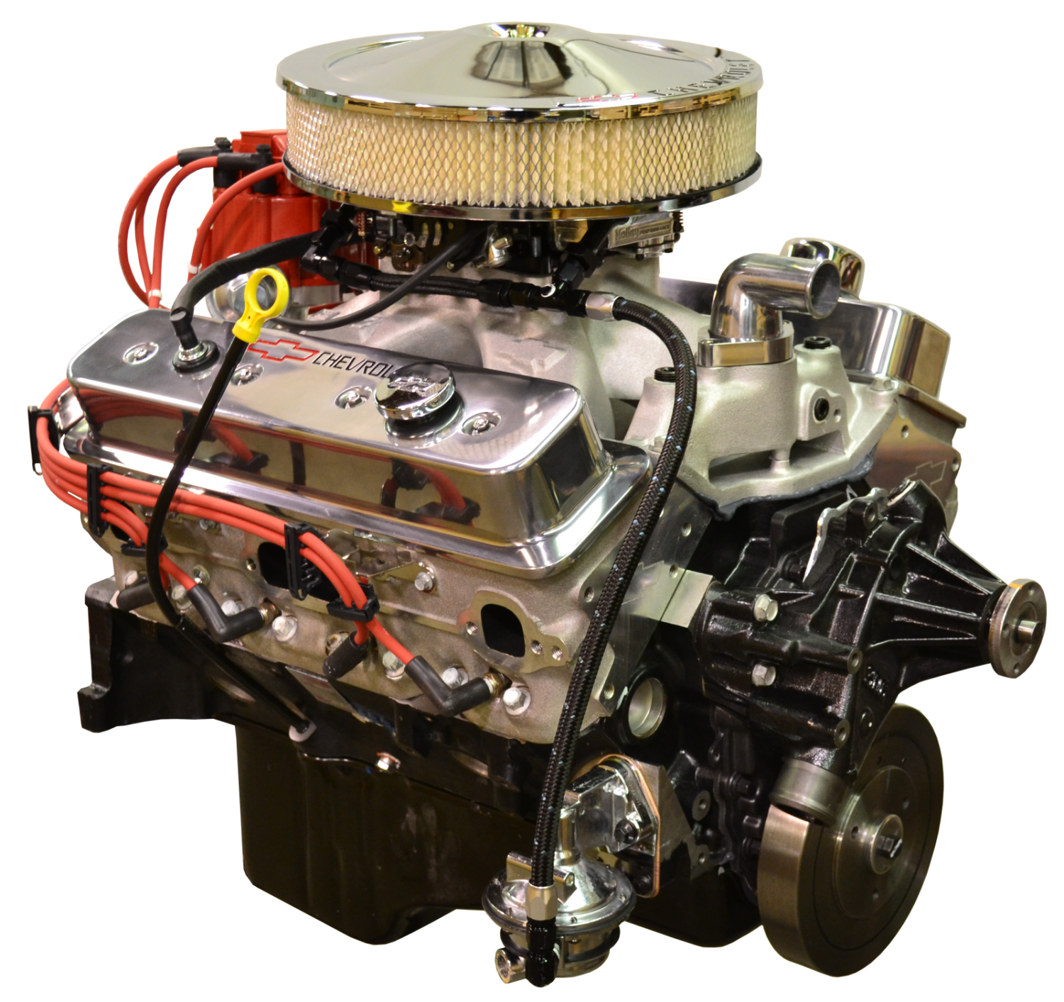 Small Block Crate Engine By Pace Performance Prepped Primed Sp3 435hp Polished Finish Gmp 3x