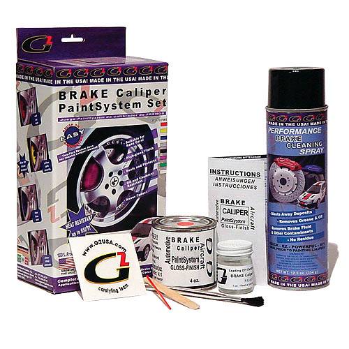 G2 BRAKE CALIPER PAINT EPOXY STYLE KIT HIGH HEAT MADE IN USA NEW FREE  SHIPPING