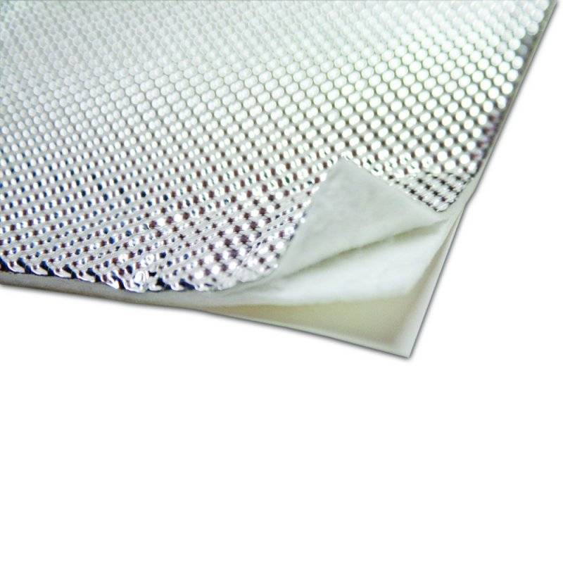 Exhaust Turbo Heat Shield Wrap Mat Aluminium Foil Backed Glass Fiber 39/'/'x39/'/' L
