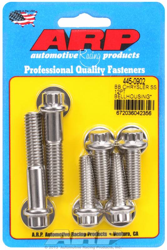 ARP4450902 Bellhousing To Engine Block Bolt Kit, Chrysler/Dodge 383