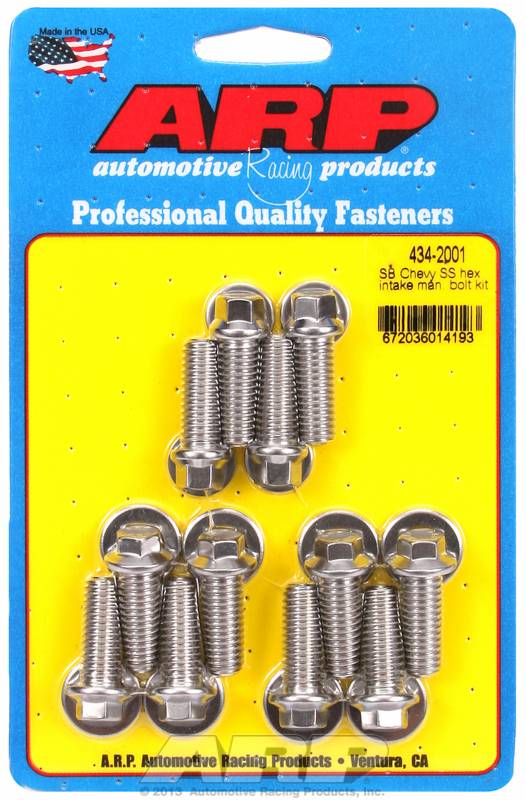 ARP 435-2101 Intake Manifold Valley Cover Bolt Kit 