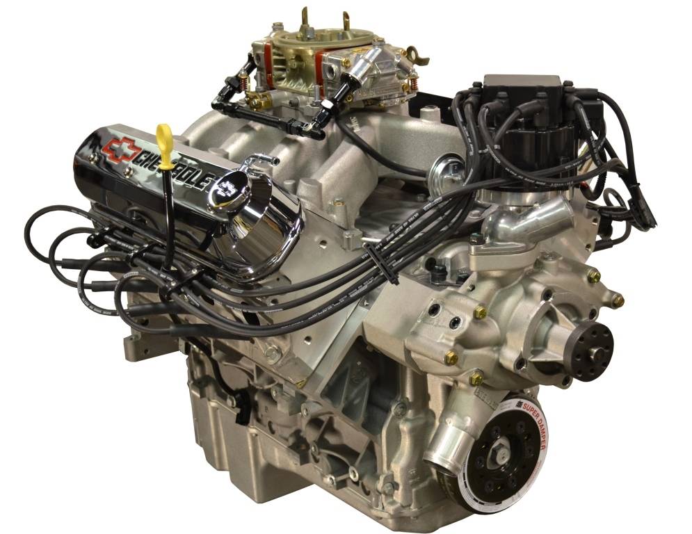 LS3 550 HP Pace Performance Crate Engine Carbureted with HEI & Chrome ...