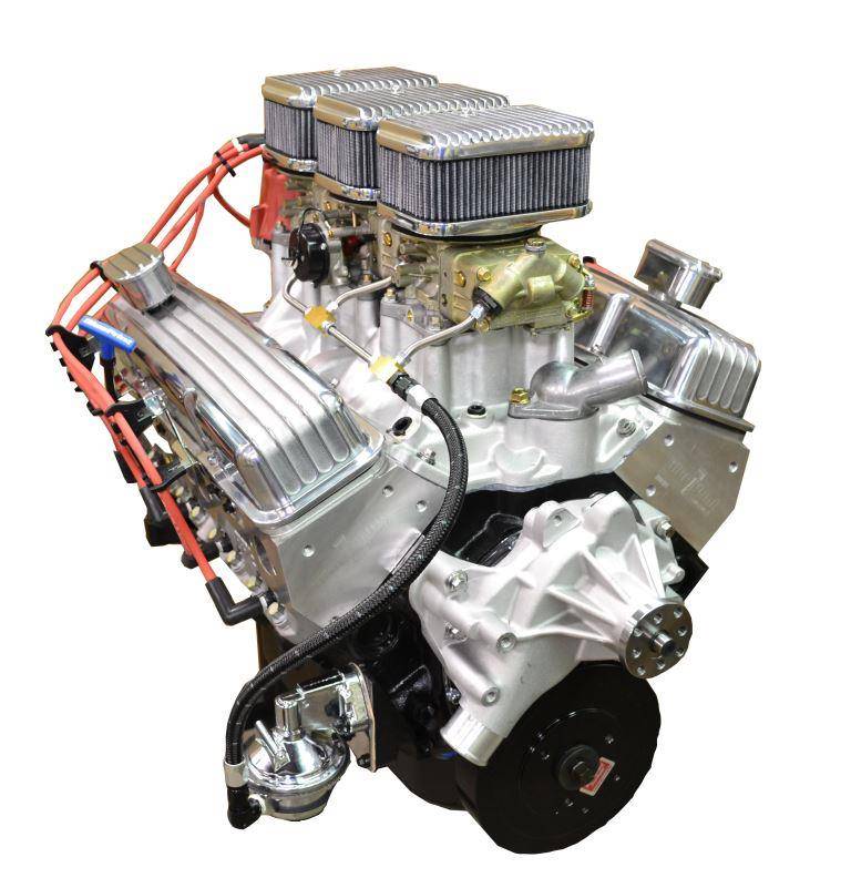 Bp35513ct1- Pace Sbc 355cid 390hp Holley Tri-power Crate Engine With 