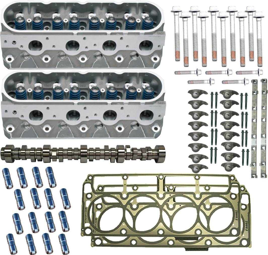 PACE Performance GMP2713-3 Pace Performance Deluxe LS3 Cylinder Head  Package with GM Hot Cam