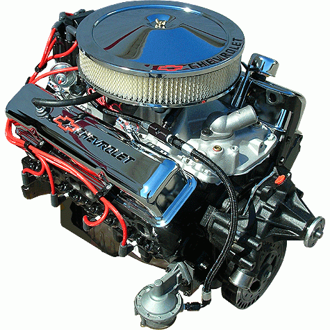 Pace 350 Engine Fuel Crate Chrome Injected Performance Sbc Turnkey 290hp Tr...