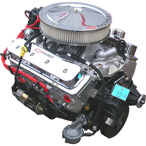 Small Block Crate Engine By Pace Performance Sp350 385hp Turnkey Efi Engine With Polished Finish Gmp F3x