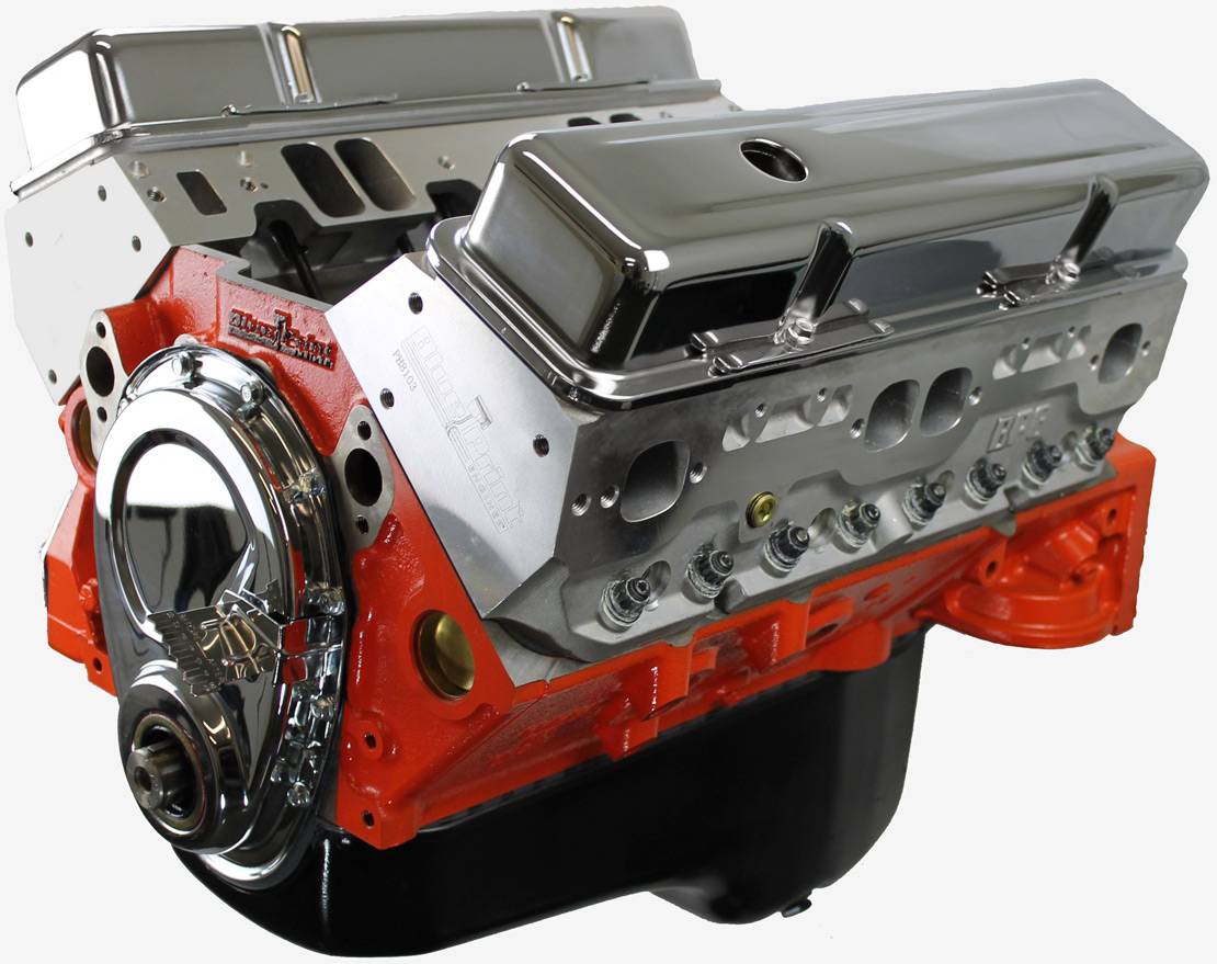 Small Block Crate Engine by BluePrint Engines 383 CI 445 HP GM Style