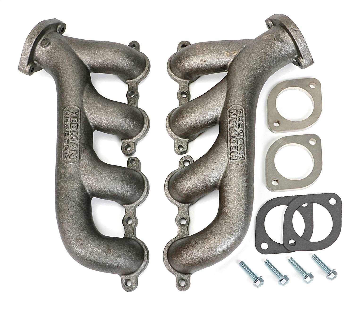 HD68740 - Hedman Hedders LS Engine Swap Cast Exhaust Manifolds, Raw Steel