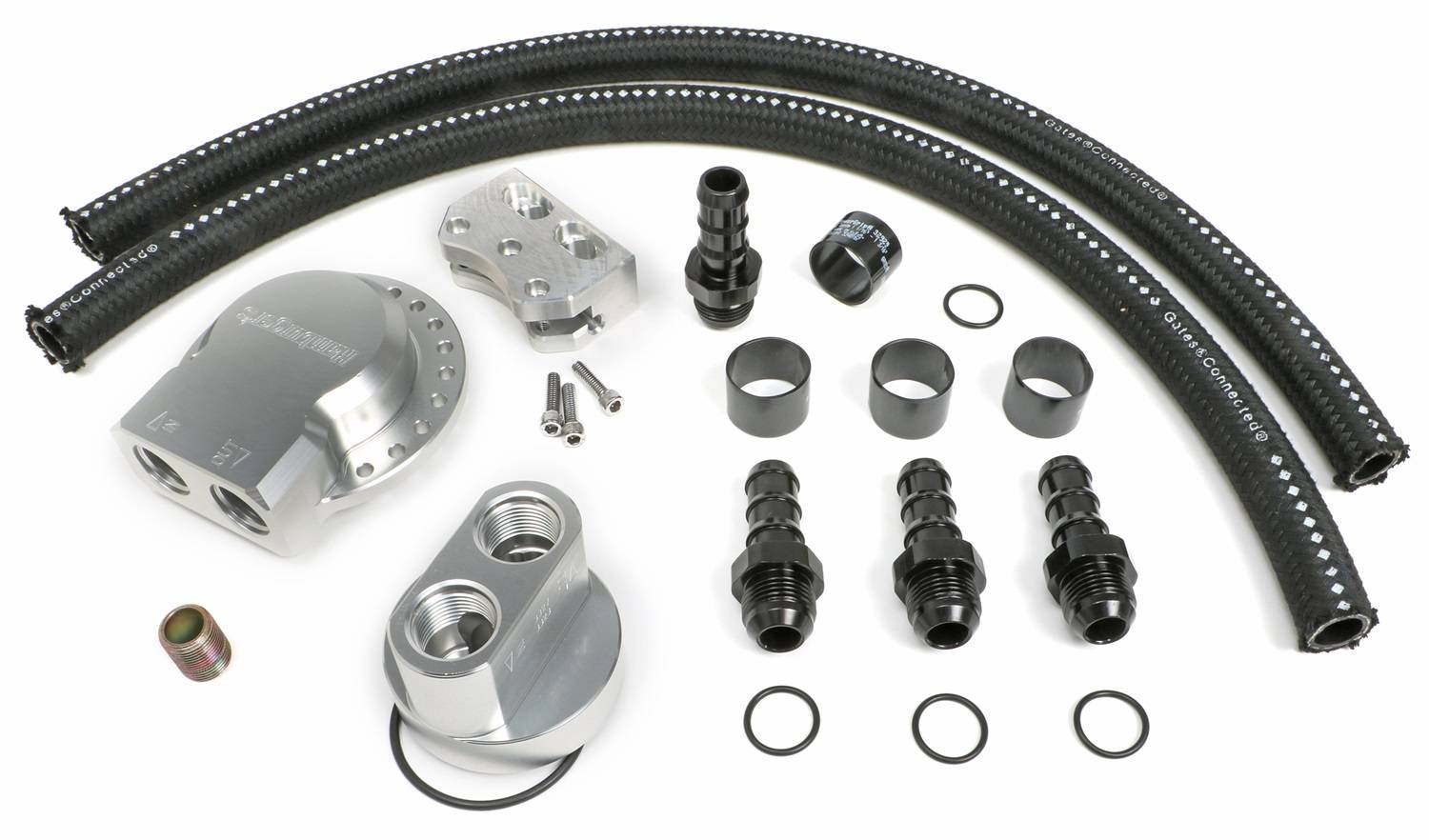 Multi Position Oil Filter Relocation Kit TransDapt Performance Products 3377 Pace Performance