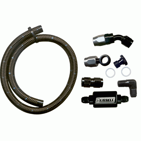 PACE Performance - PAC-HLY4150 - Pace Performance Fuel Line / Fuel Filter  Install Kit - Single Feed 4150 