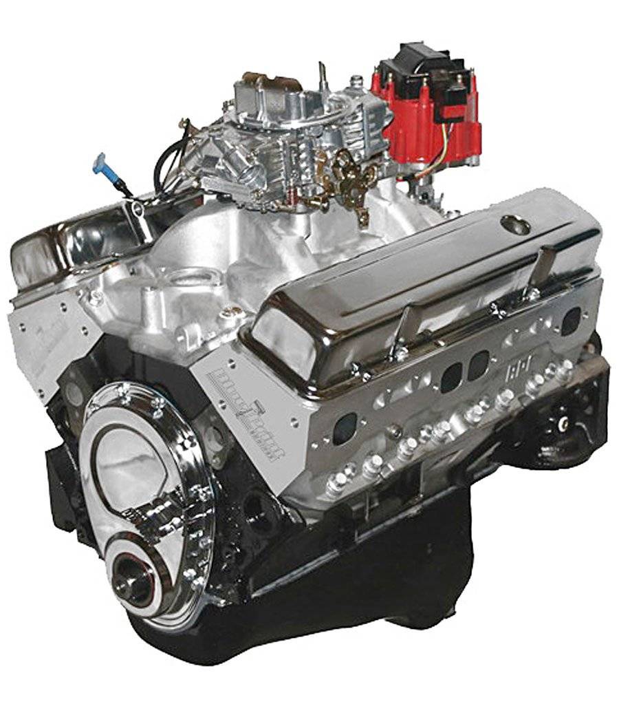 Small Block Crate Engine by BluePrint Engines 396 CI 491 HP GM Style