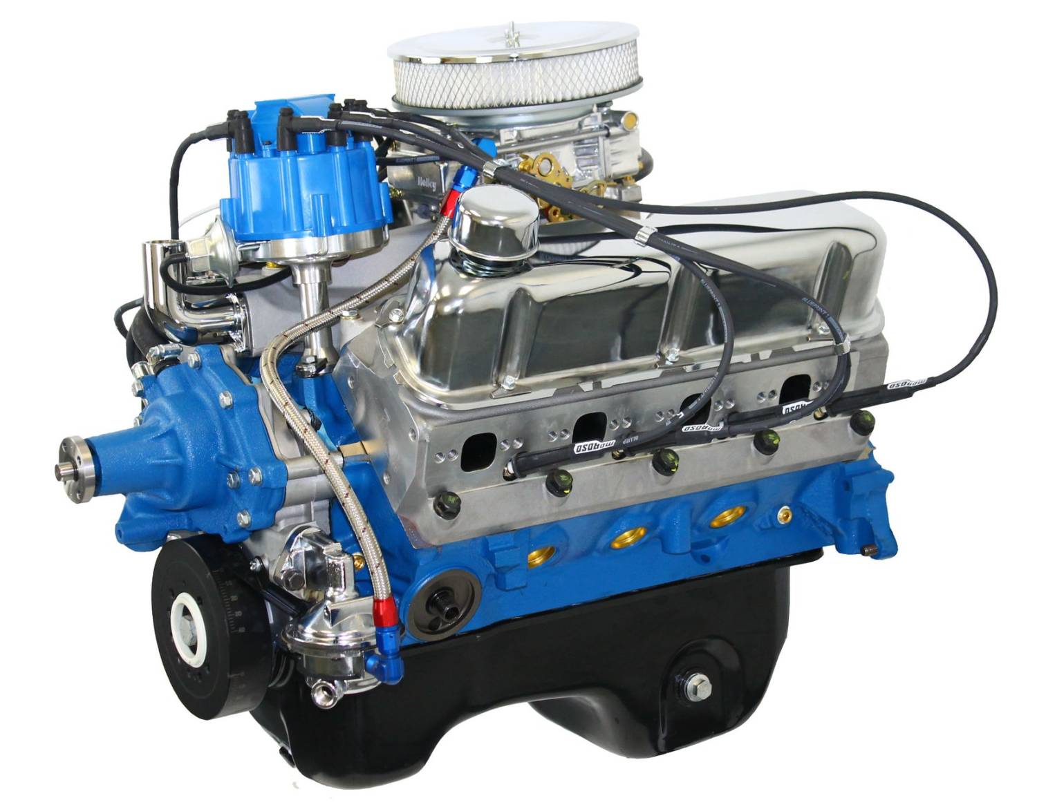 BP3060CTCD - BluePrint Engines 306CI 370HP Crate Engine Small Block Ford  Style, Dressed Longblock with Carburetor, Aluminum Heads, Roller Cam, Drop  in 