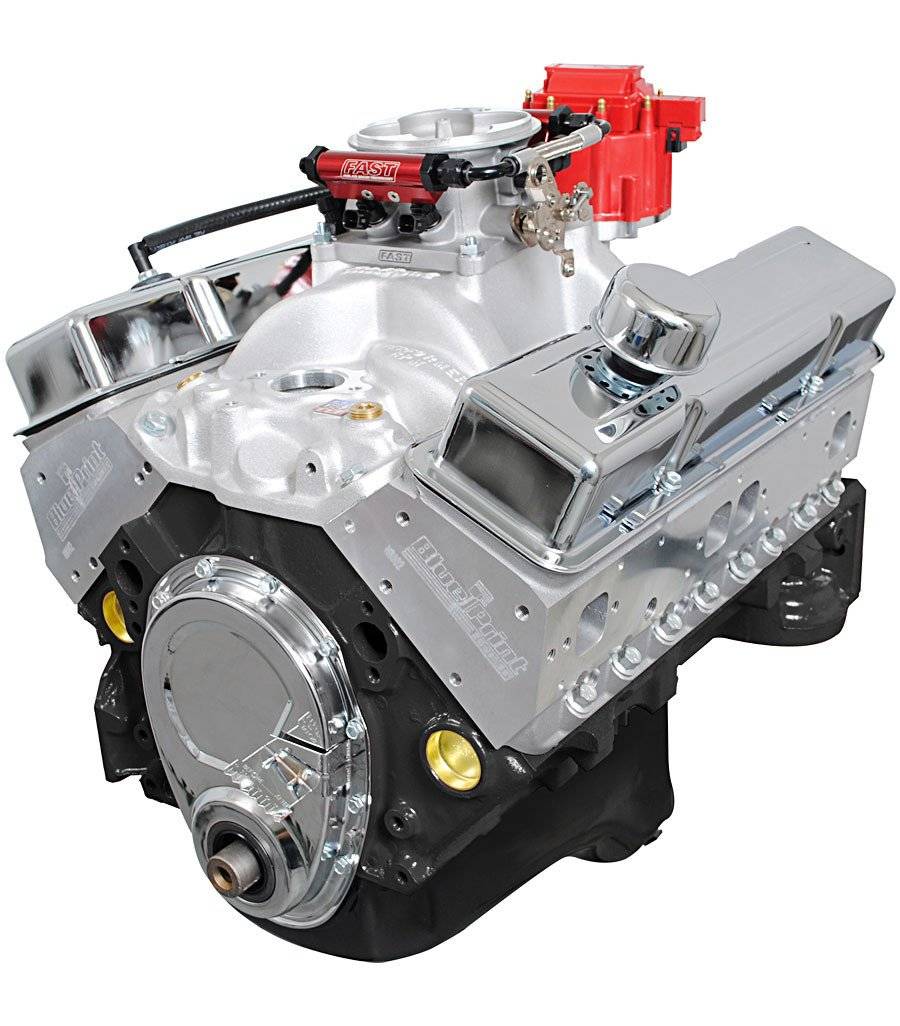 Small Block Crate Engine by BluePrint Engines 396CI 491 HP GM Style
