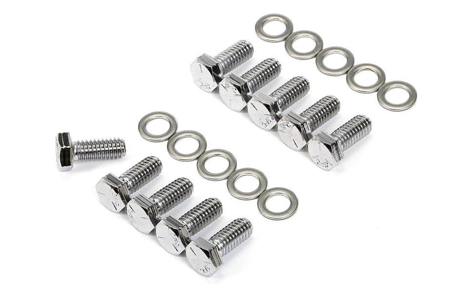 TD9227 Differential Cover Bolt Set, Chrome GM 10 Bolt & Dana 44 Differential Covers TransDapt