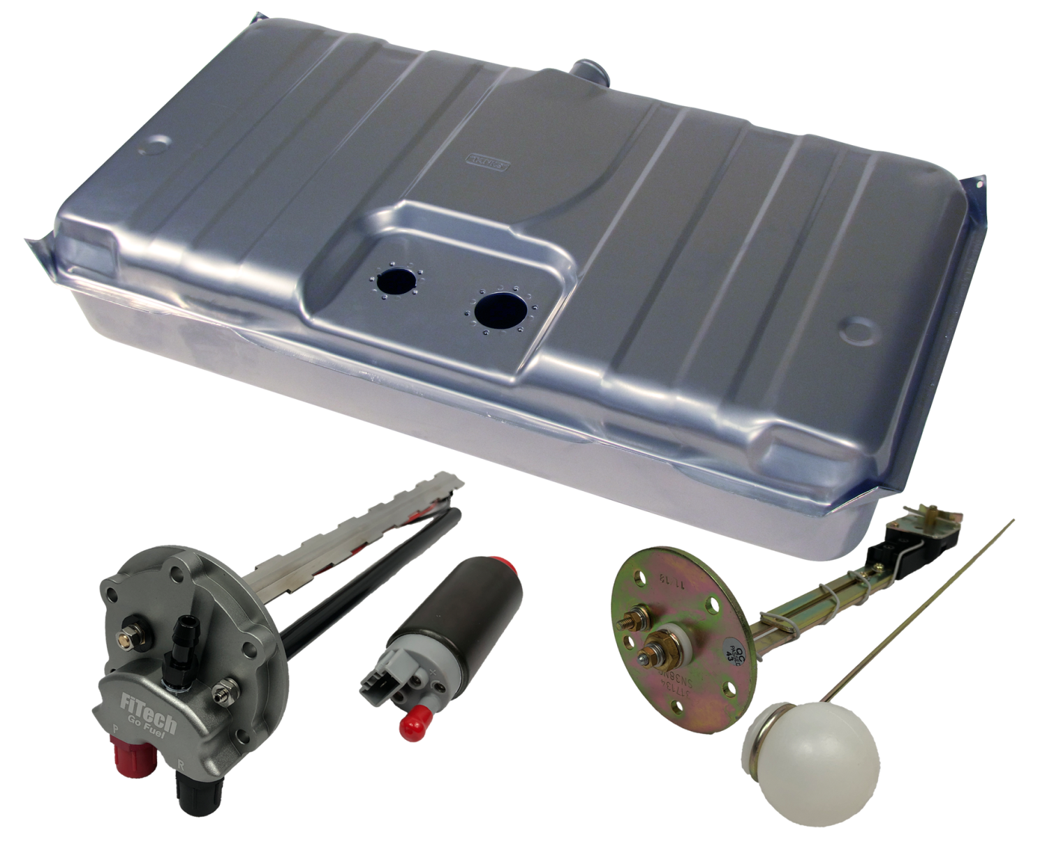 Fitech 58043 Fuel Tank with Sender and 50015 Pump 197172 Nova and Ventura