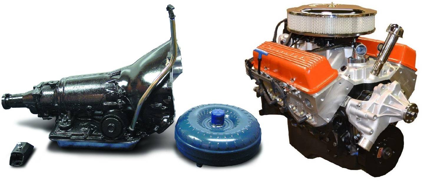 Crate Engine with 700R4 Trans Combo Package by Pace Performance SBC