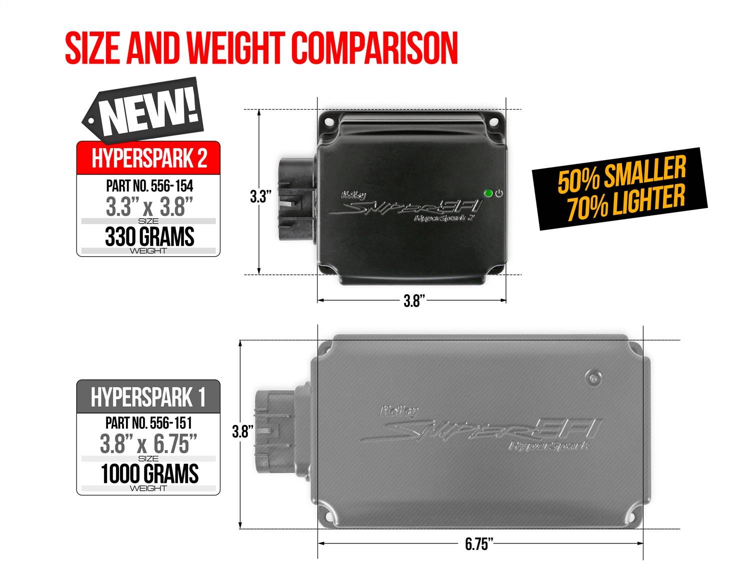 Sniper EFI Hyperspark 2 Ignition Box Holley EFI 556-154 - Pace Performance  Parts