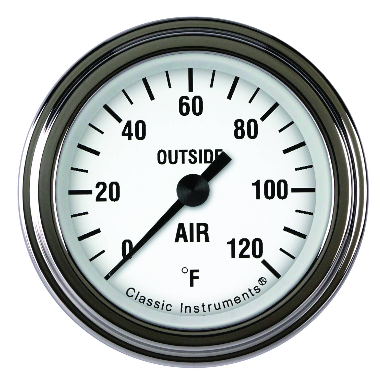 CLASSIC INSTRUMENTS WH199SLF White Hot 2 1/8" External Air Temp. Gauge