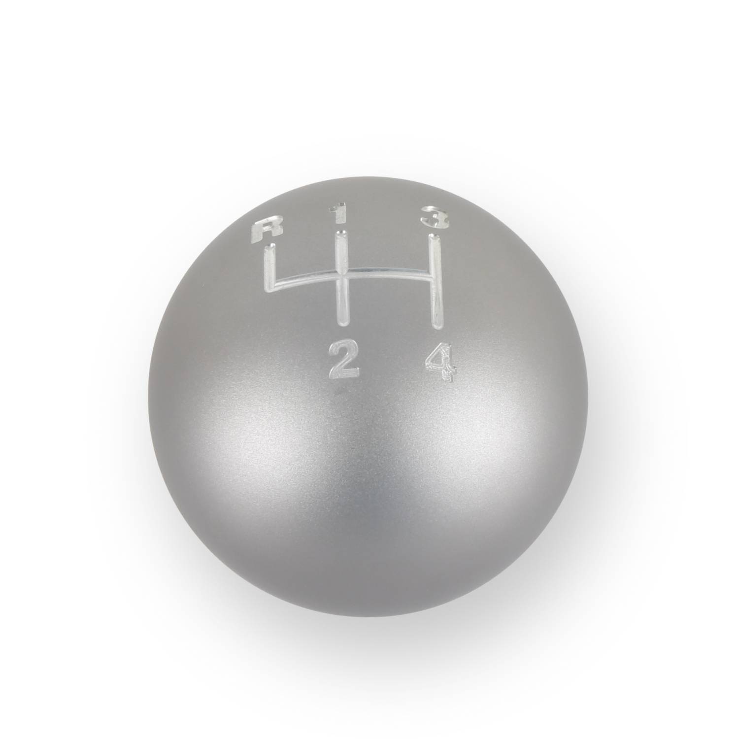 Hurst 163403HST Hurst Billet Shift Knob 4Speed Pattern Matte Grey