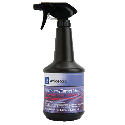 Gm General Motors 88861404 Gm Upholstery Carpet Stain Remover Heavy Duty Red Formula 32 Oz Pump Spray